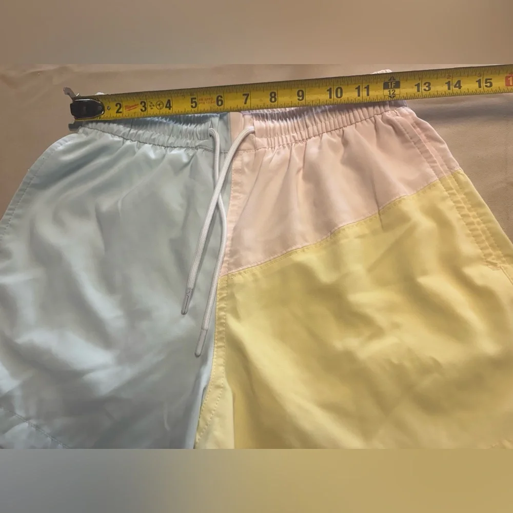 Abercrombie Pride Pastel Colorblock Swim Trunks The Trevor‎ Project Size XXS